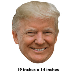 BIG HEAD DONALD TRUMP Plastic Outdoor Yard Sign Standup / Standee