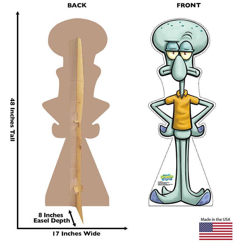 SQUIDWARD TENTACLES "SpongeBob SquarePants" Cardboard Cutout Standup / Standee