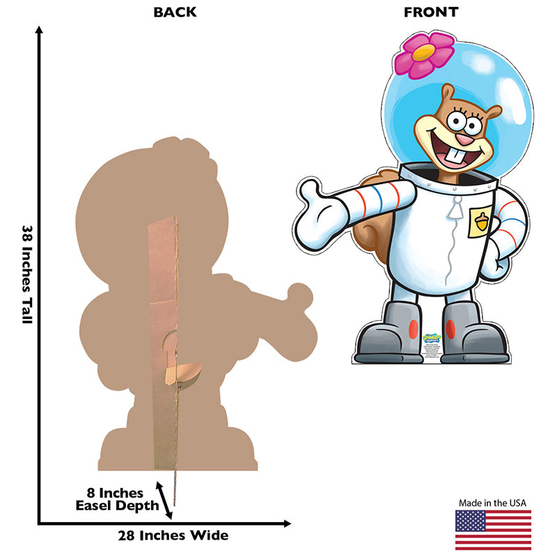 SANDY CHEEKS "SpongeBob SquarePants" Cardboard Cutout Standup / Standee