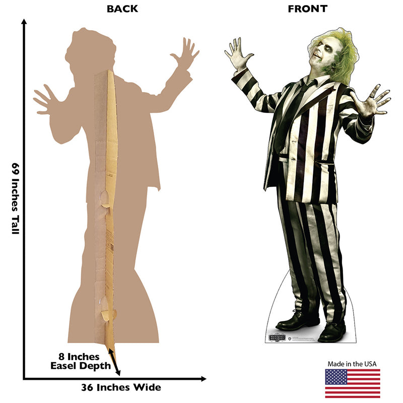 BEETLEJUICE "Beetlejuice Beetlejuice" Cardboard Cutout Standup / Standee