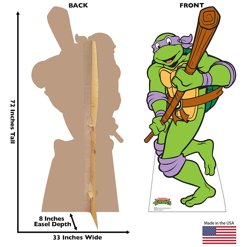 DONATELLO "Teenage Mutant Ninja Turtles" Cardboard Cutout Standup / Standee