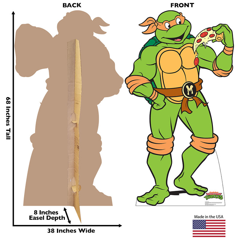 MICHELANGELO "Teenage Mutant Ninja Turtles" Cardboard Cutout Standup / Standee