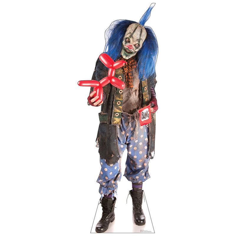 CRAZY CLOWN Cardboard Cutout Standup / Standee