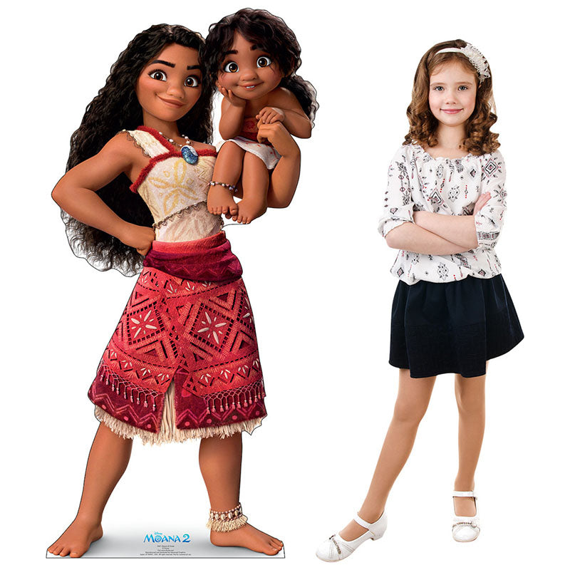 MOANA & SIMEA "Moana 2" Cardboard Cutout Standup / Standee