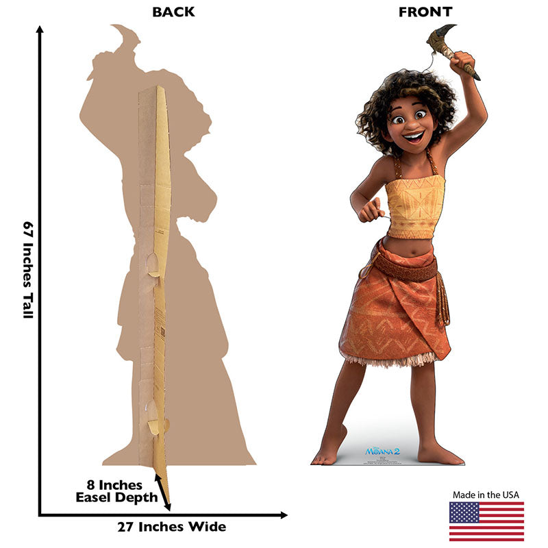 LOTO "Moana 2" Cardboard Cutout Standup / Standee