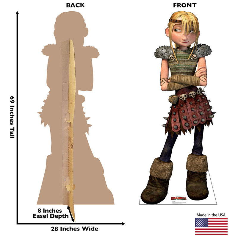 ASTRID HOFFERSON "How to Train Your Dragon" Cardboard Cutout Standup / Standee