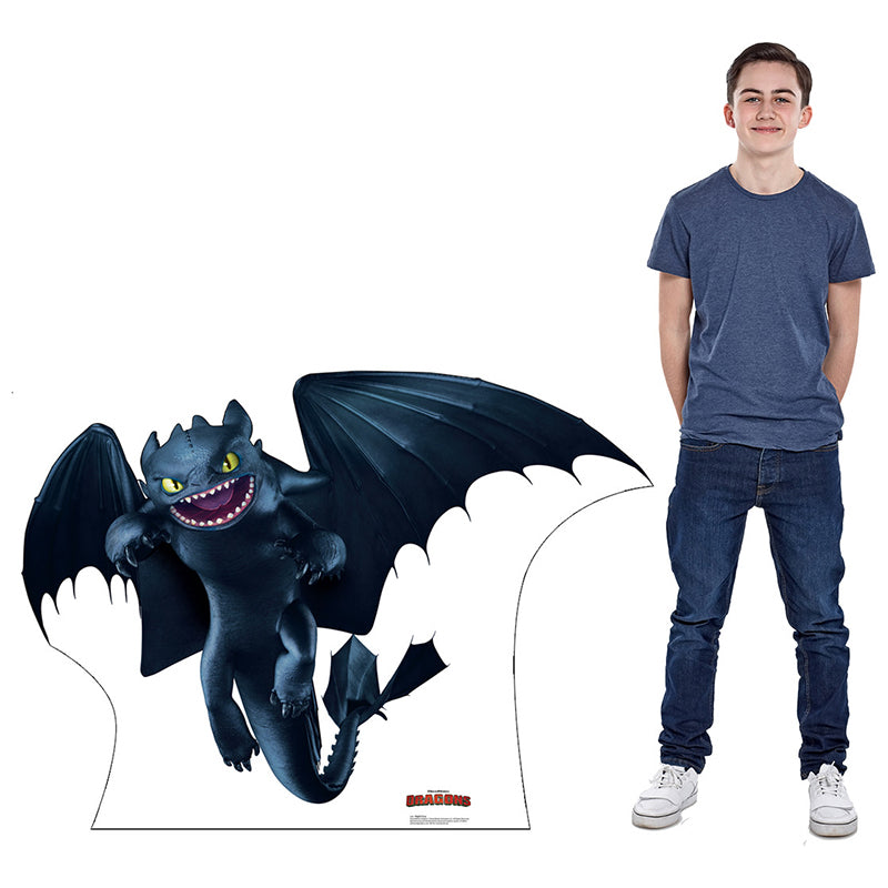 NIGHT FURY "How to Train Your Dragon" Cardboard Cutout Standup / Standee