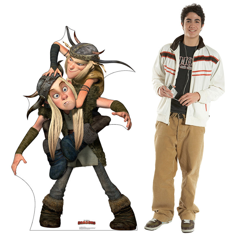 TUFFNUT & RUFFNUT THORSTON "How to Train Your Dragon" Cardboard Cutout Standup / Standee