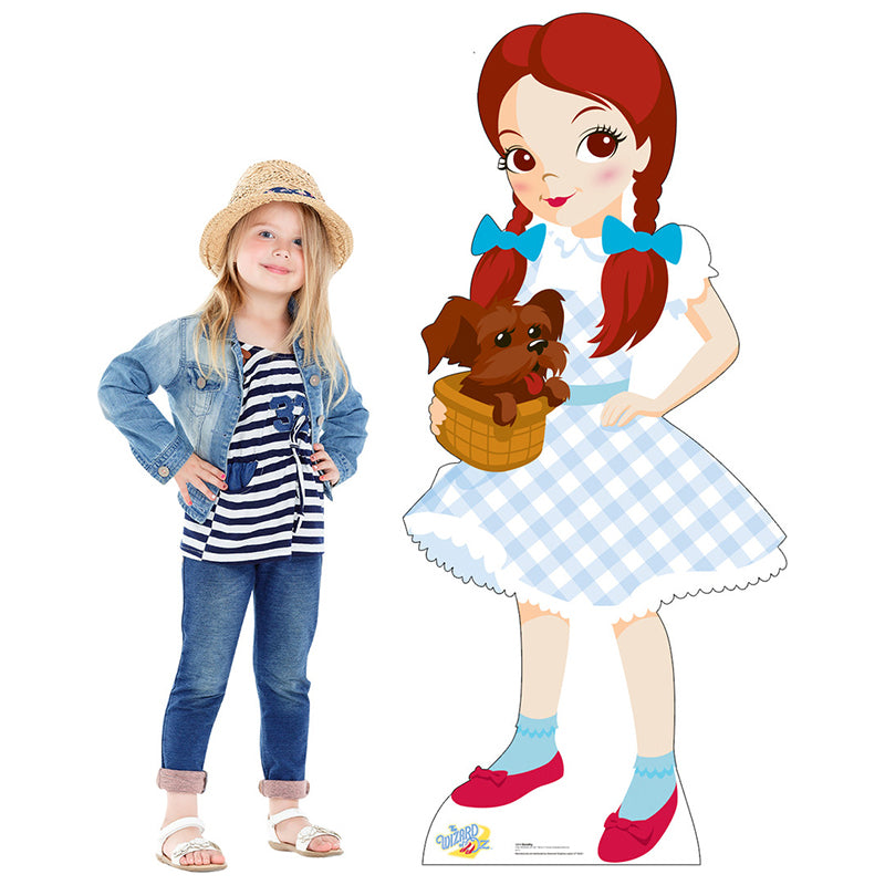 DOROTHY AND TOTO "The Wizard of Oz Kids" Cardboard Cutout Standup / Standee