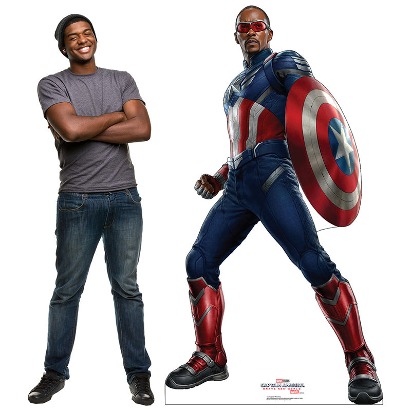 CAPTAIN AMERICA / SAM WILSON "Captain America: Brave New World" Cardboard Cutout Standup / Standee