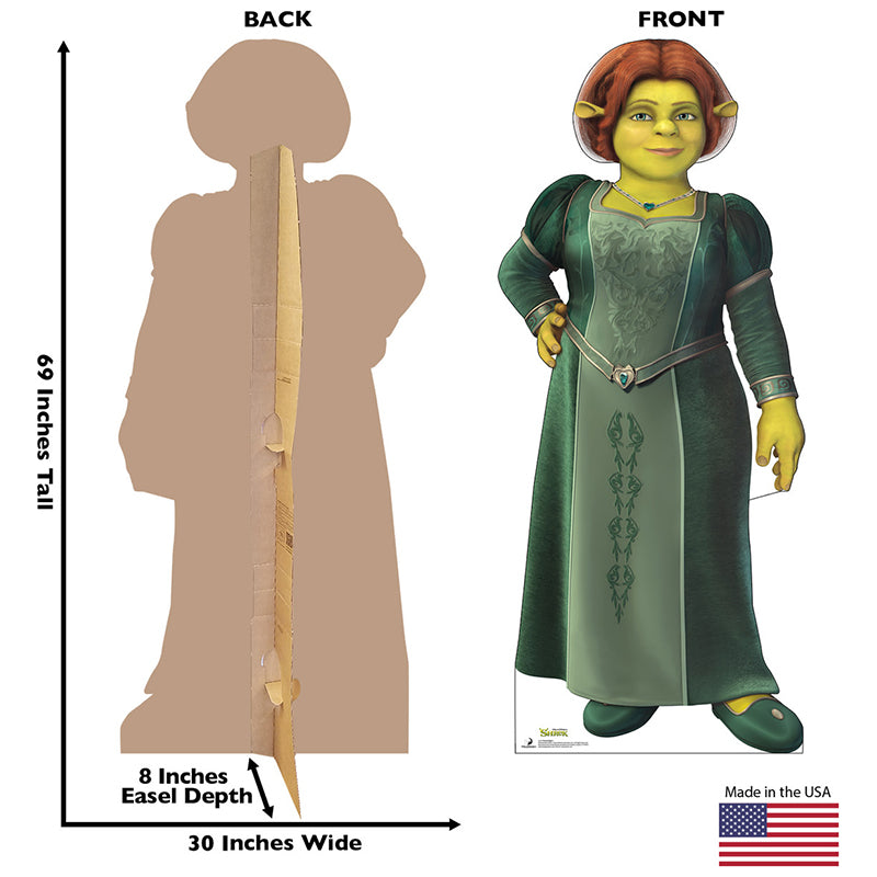 PRINCESS FIONA AS OGRE "Shrek" Cardboard Cutout Standup / Standee