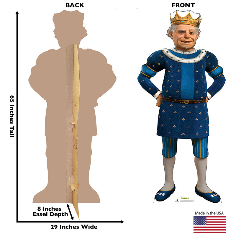 KING HAROLD "Shrek" Cardboard Cutout Standup / Standee