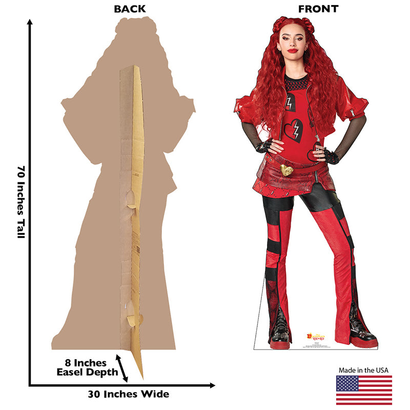 RED "Descendants: The Rise of Red" Cardboard Cutout Standup / Standee