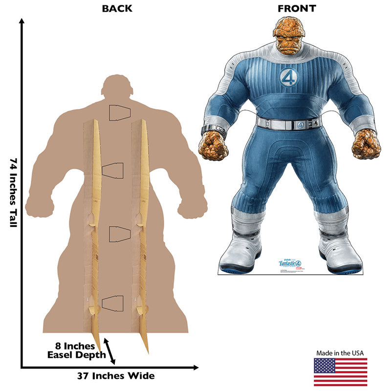 THE THING "Fantastic Four: First Steps" Cardboard Cutout Standup / Standee