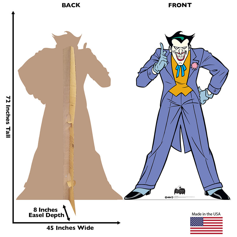 THE JOKER "Batman: The Animated Series" Cardboard Cutout Standup / Standee