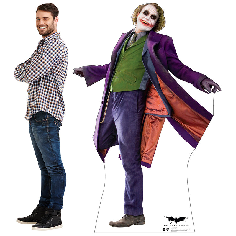 THE JOKER "The Dark Knight" Cardboard Cutout Standup / Standee