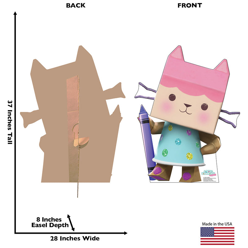 BOX CAT BABY "Gabby's Dollhouse: The Movie" Cardboard Cutout Standup / Standee