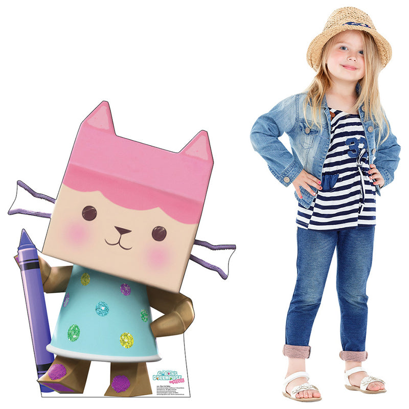 BOX CAT BABY "Gabby's Dollhouse: The Movie" Cardboard Cutout Standup / Standee