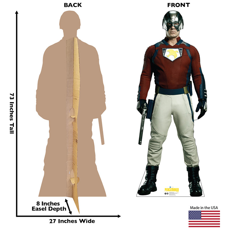 PEACEMAKER WITH HELMET "Peacemaker" Cardboard Cutout Standup / Standee