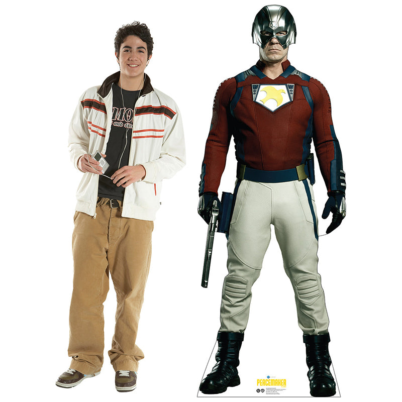 PEACEMAKER WITH HELMET "Peacemaker" Cardboard Cutout Standup / Standee