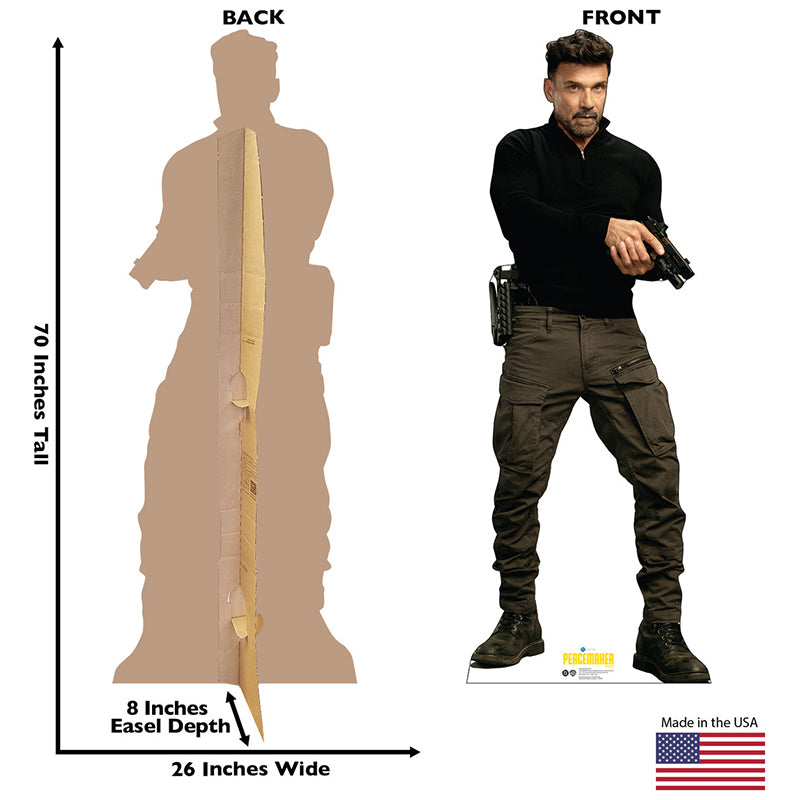 RICK FLAG SR. "Peacemaker" Cardboard Cutout Standup / Standee
