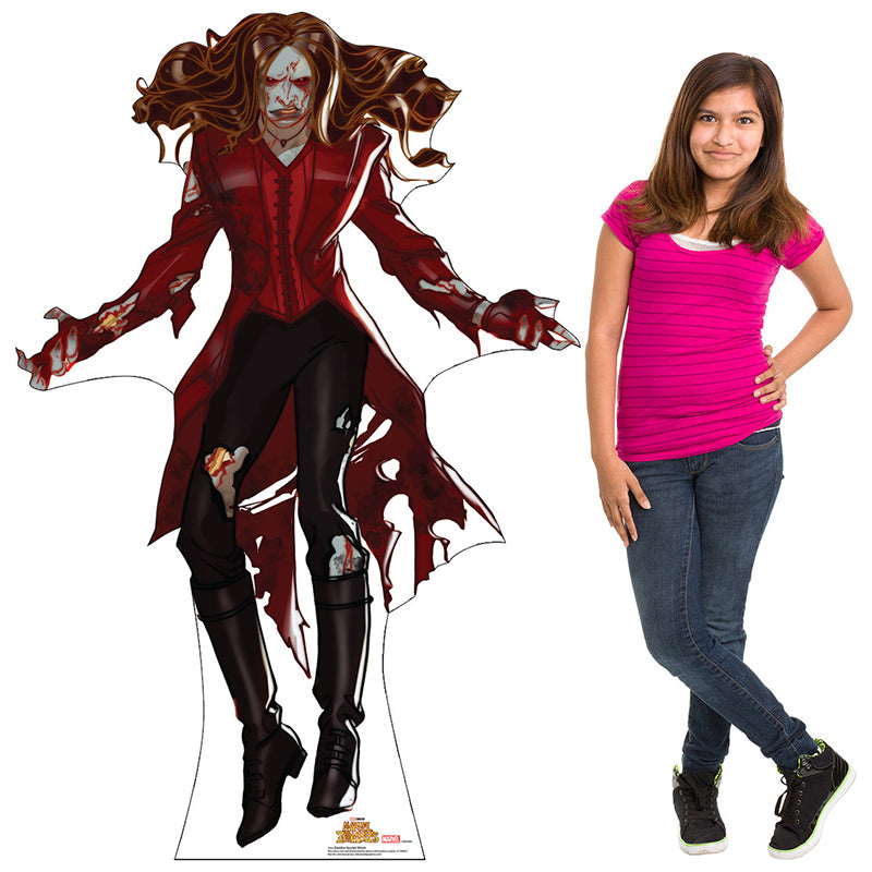 ZOMBIE SCARLET WITCH "Marvel Zombies" Cardboard Cutout Standup / Standee