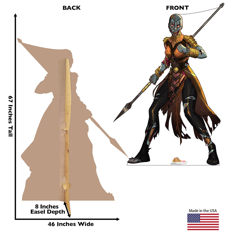 ZOMBIE OKOYE "Marvel Zombies" Cardboard Cutout Standup / Standee