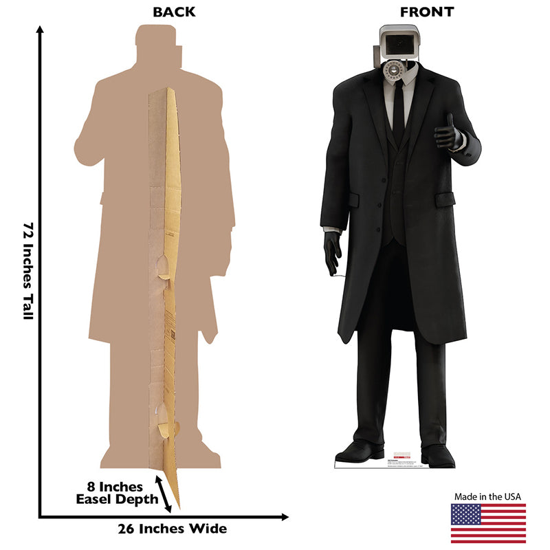 CAMERAMAN "Skibidi Toilet" Cardboard Cutout Standup / Standee