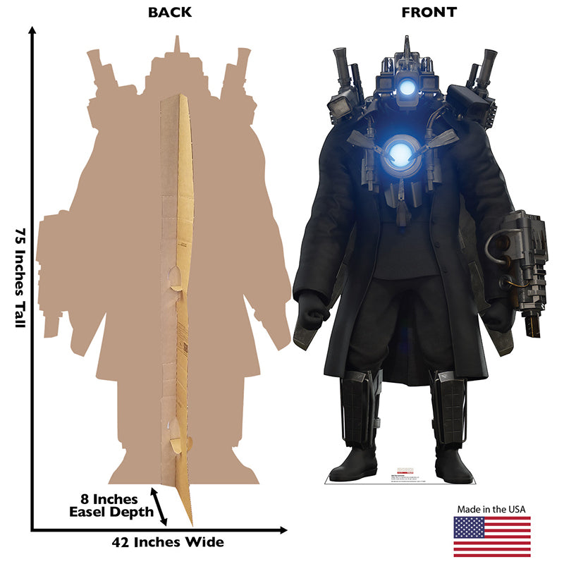 TITAN CAMERAMAN "Skibidi Toilet" Cardboard Cutout Standup / Standee