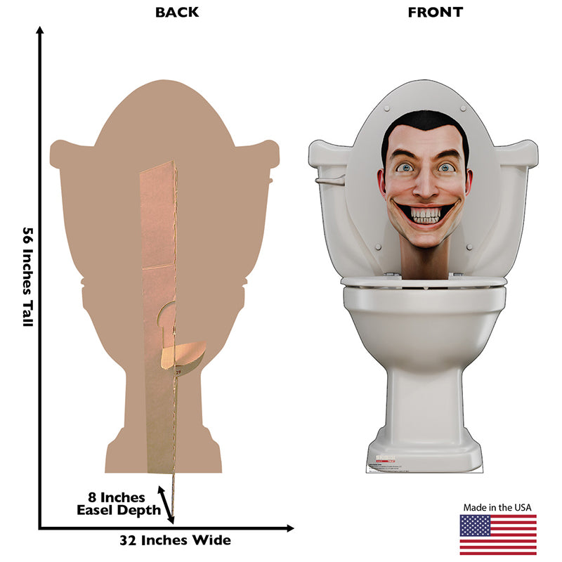 SKIBIDI TOILET "Skibidi Toilet" Cardboard Cutout Standup / Standee