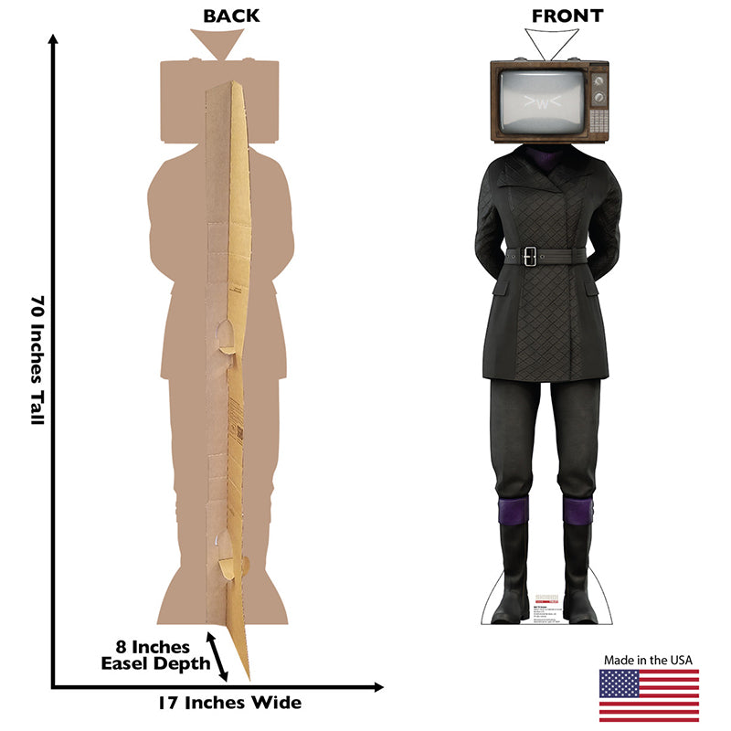 TV WOMAN "Skibidi Toilet" Cardboard Cutout Standup / Standee