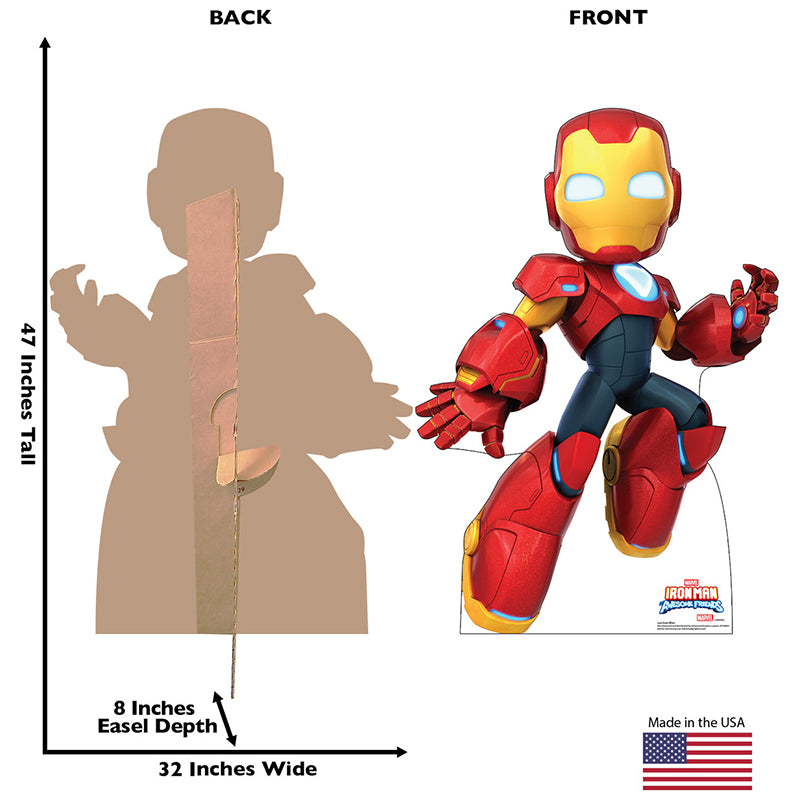 IRON MAN "Iron Man and His Awesome Friends" Cardboard Cutout Standup / Standee