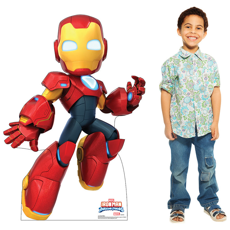 IRON MAN "Iron Man and His Awesome Friends" Cardboard Cutout Standup / Standee