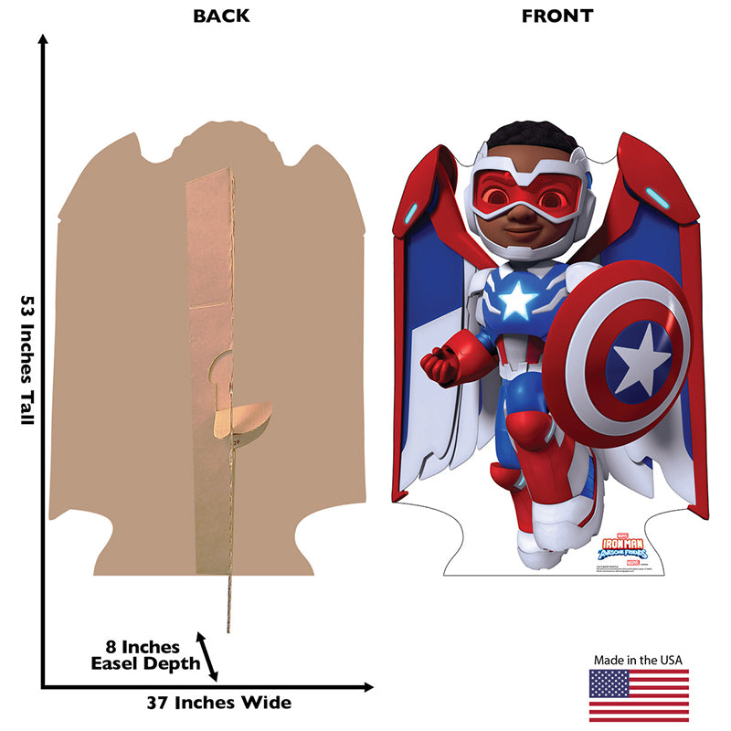CAPTAIN AMERICA "Iron Man and His Awesome Friends" Cardboard Cutout Standup / Standee