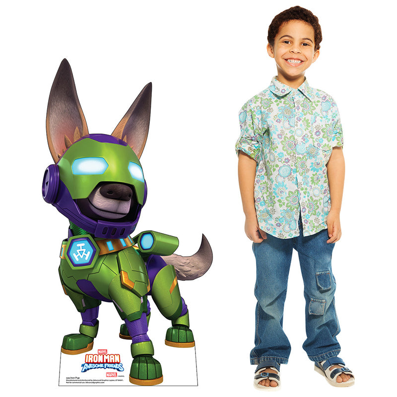 IRON PUP "Iron Man and His Awesome Friends" Cardboard Cutout Standup / Standee