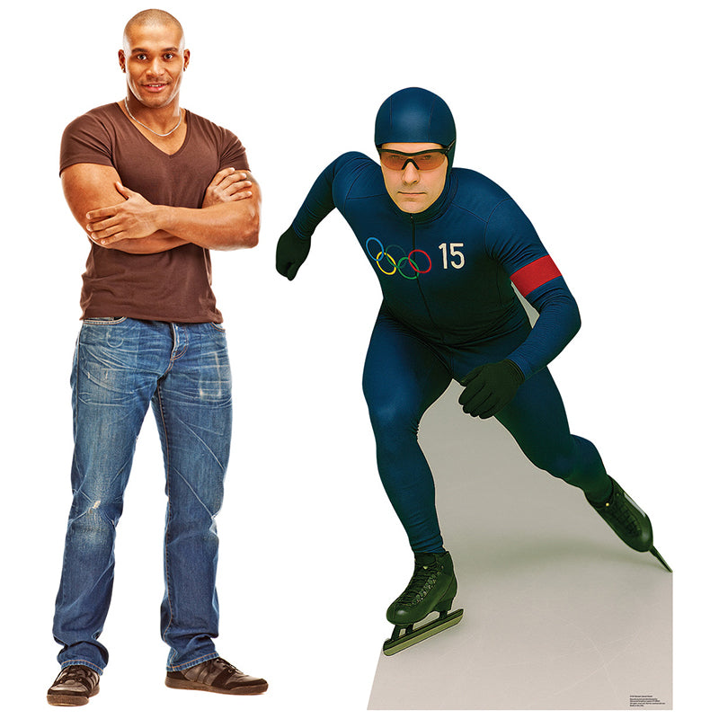 SPEED SKATER Olympic Athlete Cardboard Cutout Standup / Standee