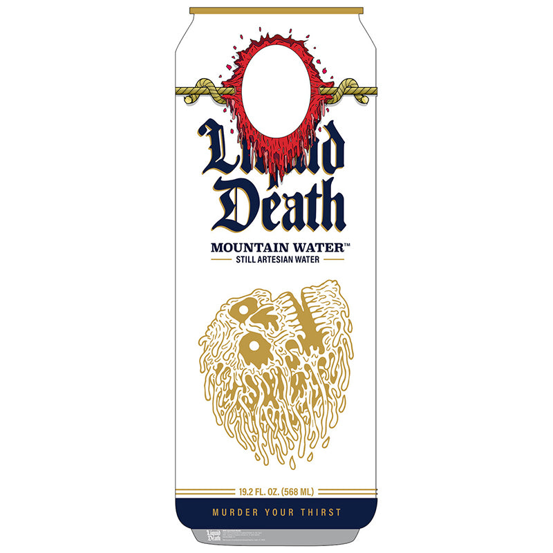 ENERGY DRINK STAND-IN Liquid Death Cardboard Cutout Standup / Standee