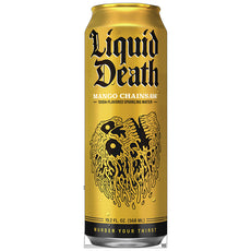 MANGO CHAINSAW Liquid Death Cardboard Cutout Standup / Standee