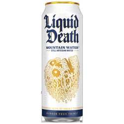 MOUNTAIN WATER Liquid Death Cardboard Cutout Standup / Standee