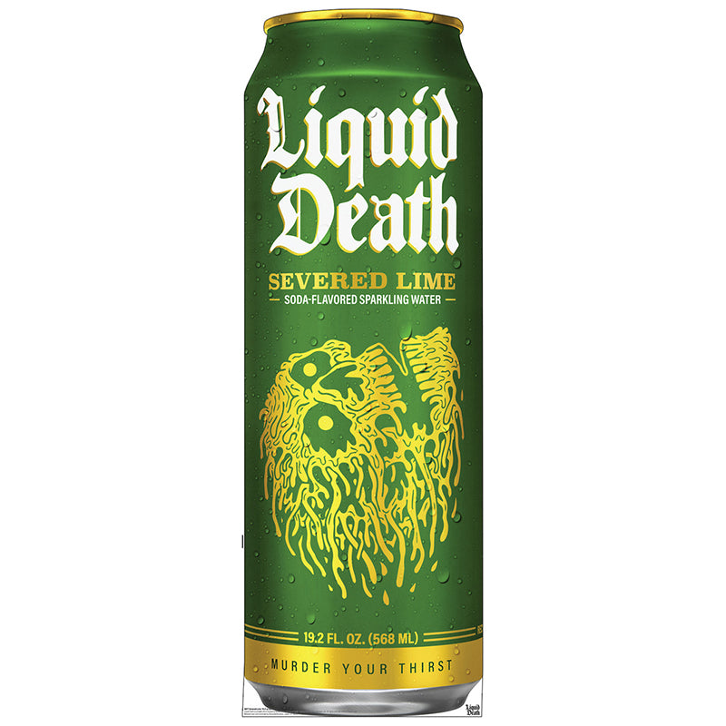 SEVERED LIME Liquid Death Cardboard Cutout Standup / Standee