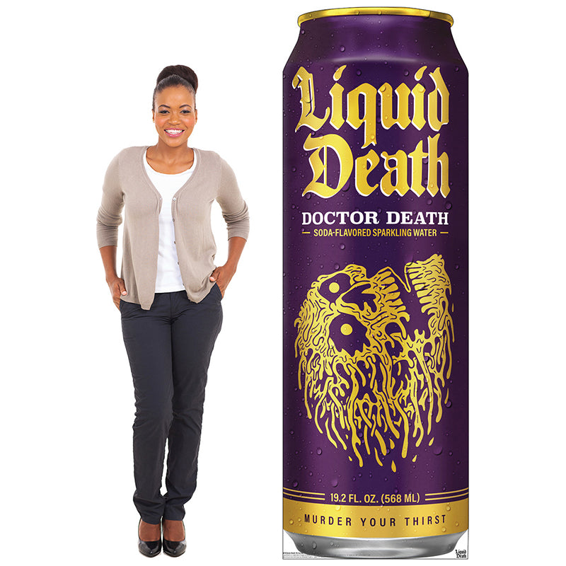 DOCTOR DEATH Liquid Death Cardboard Cutout Standup / Standee