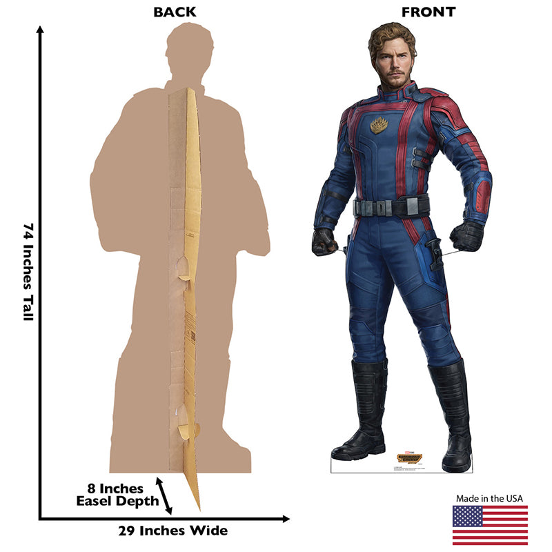 STAR-LORD / PETER QUILL "Guardians of the Galaxy Vol 3" Cardboard Cutout Standup / Standee