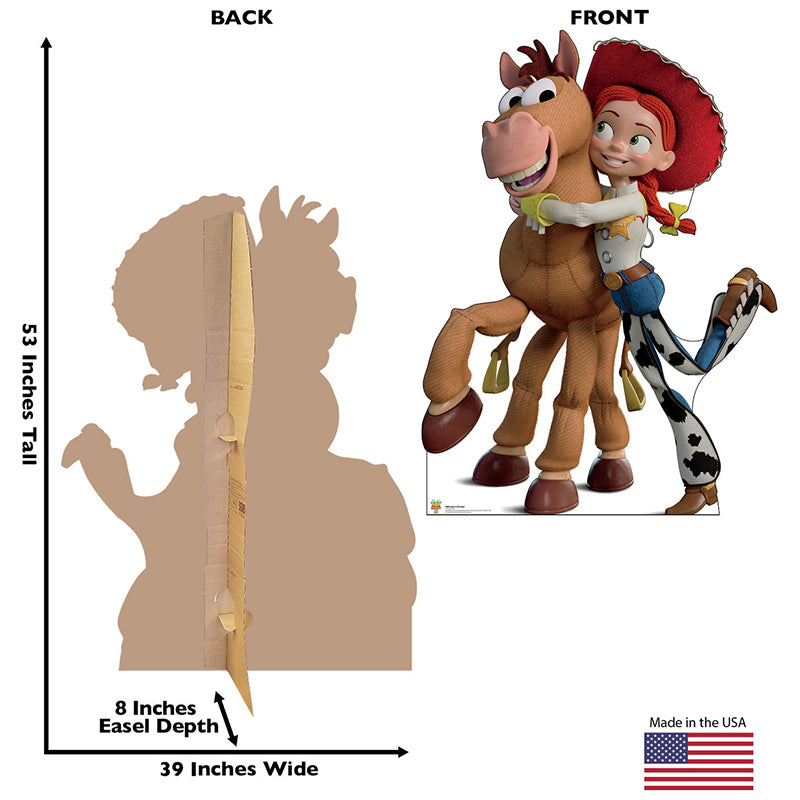 JESSIE AND BULLSEYE "Toy Story 5" Cardboard Cutout Standup / Standee