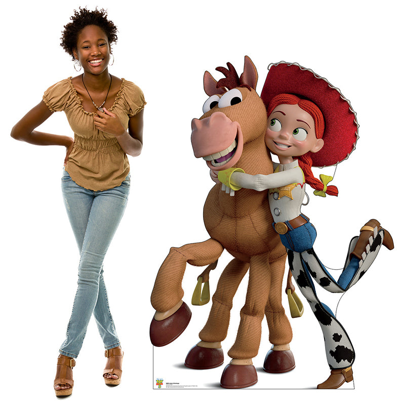 JESSIE AND BULLSEYE "Toy Story 5" Cardboard Cutout Standup / Standee