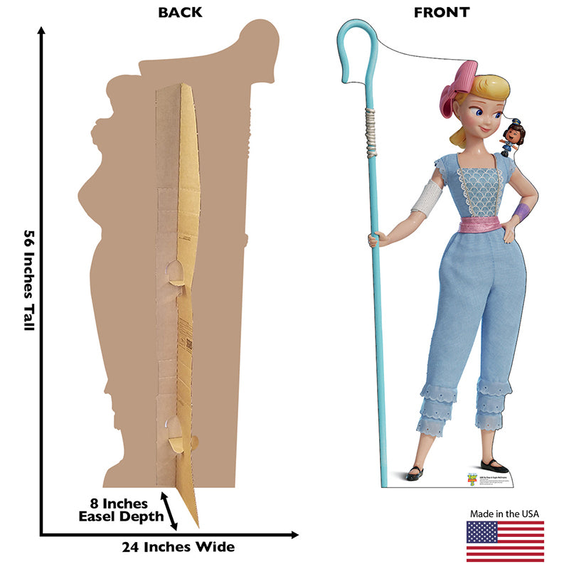 BO PEEP & GIGGLE MCDIMPLES "Toy Story 5" Cardboard Cutout Standup / Standee