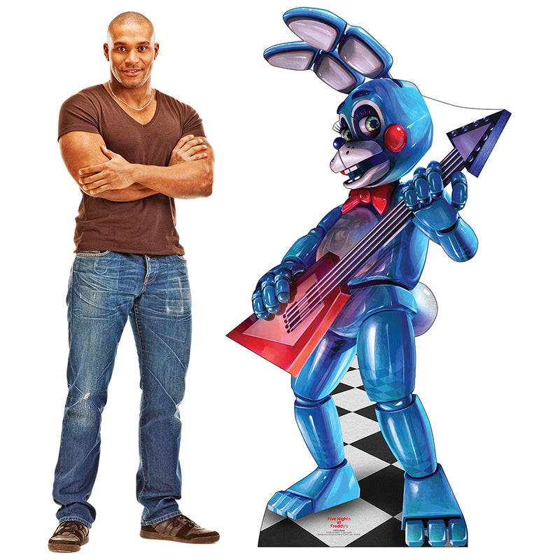 TOY BONNIE "Five Nights At Freddy's" Cardboard Cutout Standup / Standee