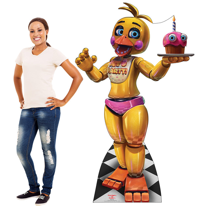 TOY CHICA "Five Nights At Freddy's" Cardboard Cutout Standup / Standee