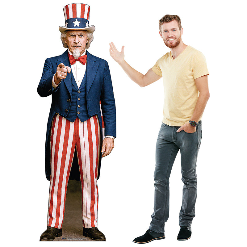 UNCLE SAM Cardboard Cutout Standup / Standee