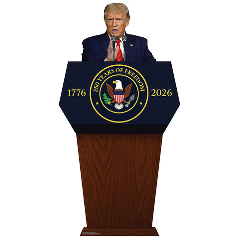 DONALD TRUMP 250TH ANNIVERSARY Cardboard Cutout Standup / Standee