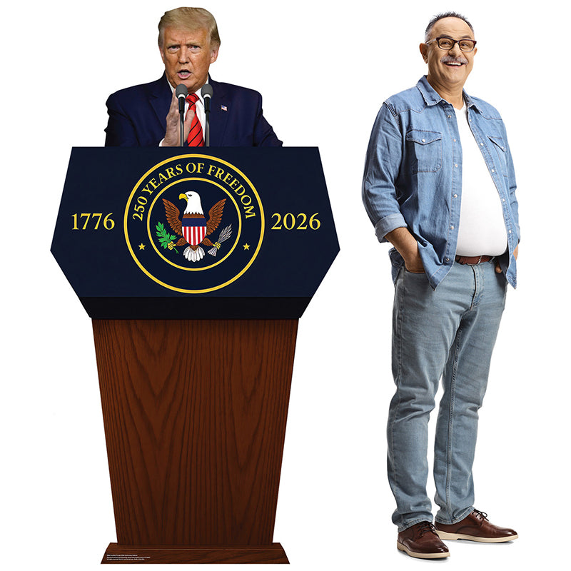 DONALD TRUMP 250TH ANNIVERSARY Cardboard Cutout Standup / Standee